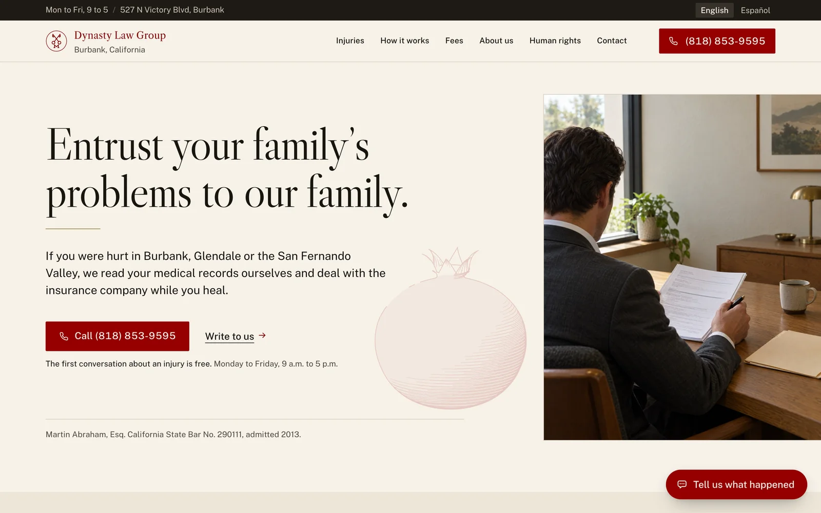 Dynasty Law Group website